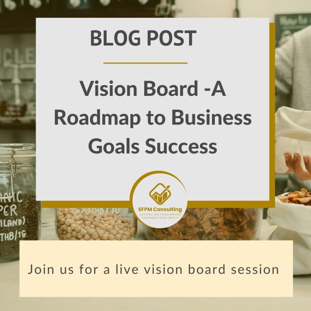 SFPM Consulting present Vision Board -A Roadmap to Business Goals Success